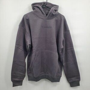 Comfrt Signature Hoodie Women Size Medium NWOT Steel Grey Unisex Oversized Fit